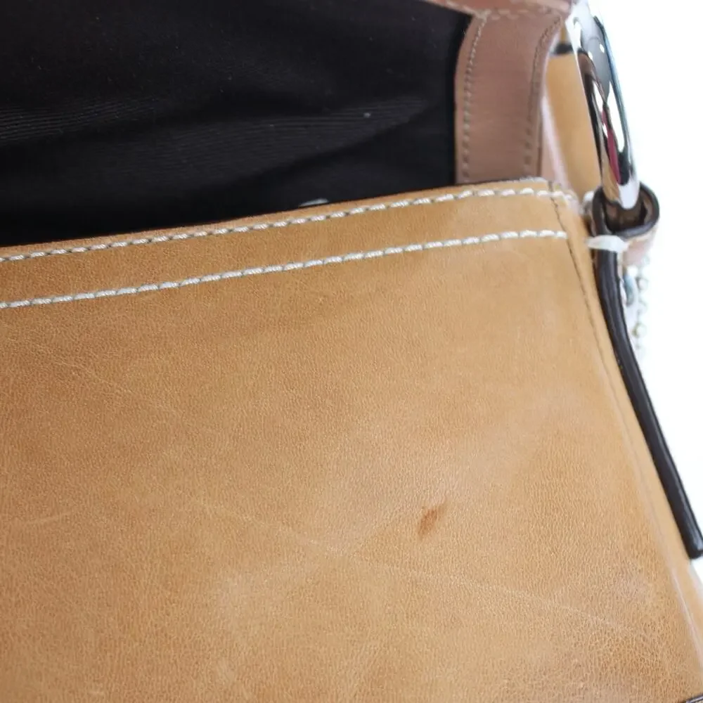 Coach Y2K Vintage Tan Soho Leather Shoulder Bag